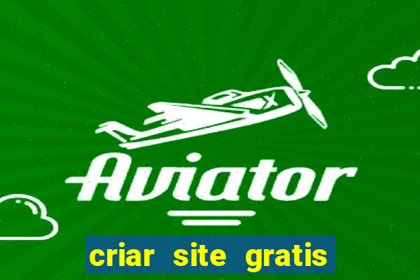 criar site gratis de jogos